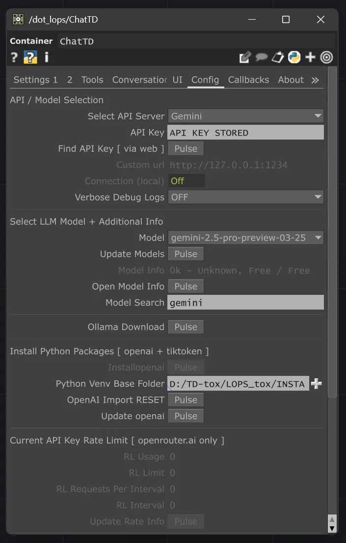 ChatTD Component
