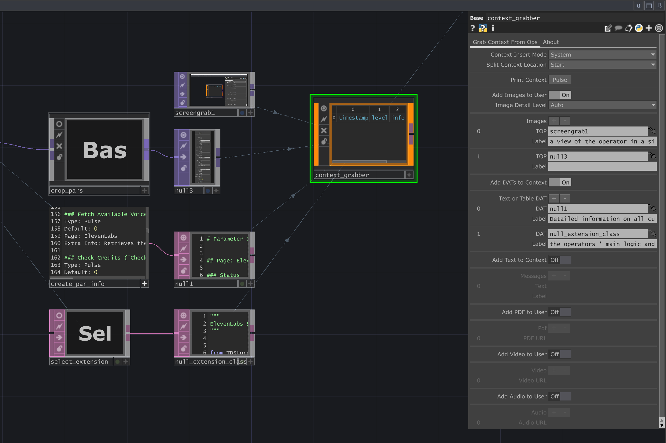Context Grabber UI