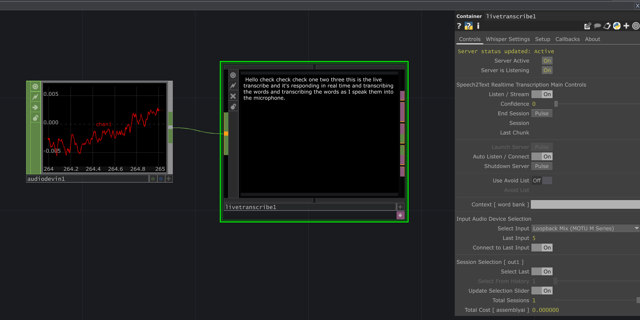 LiveTranscribe Operator UI