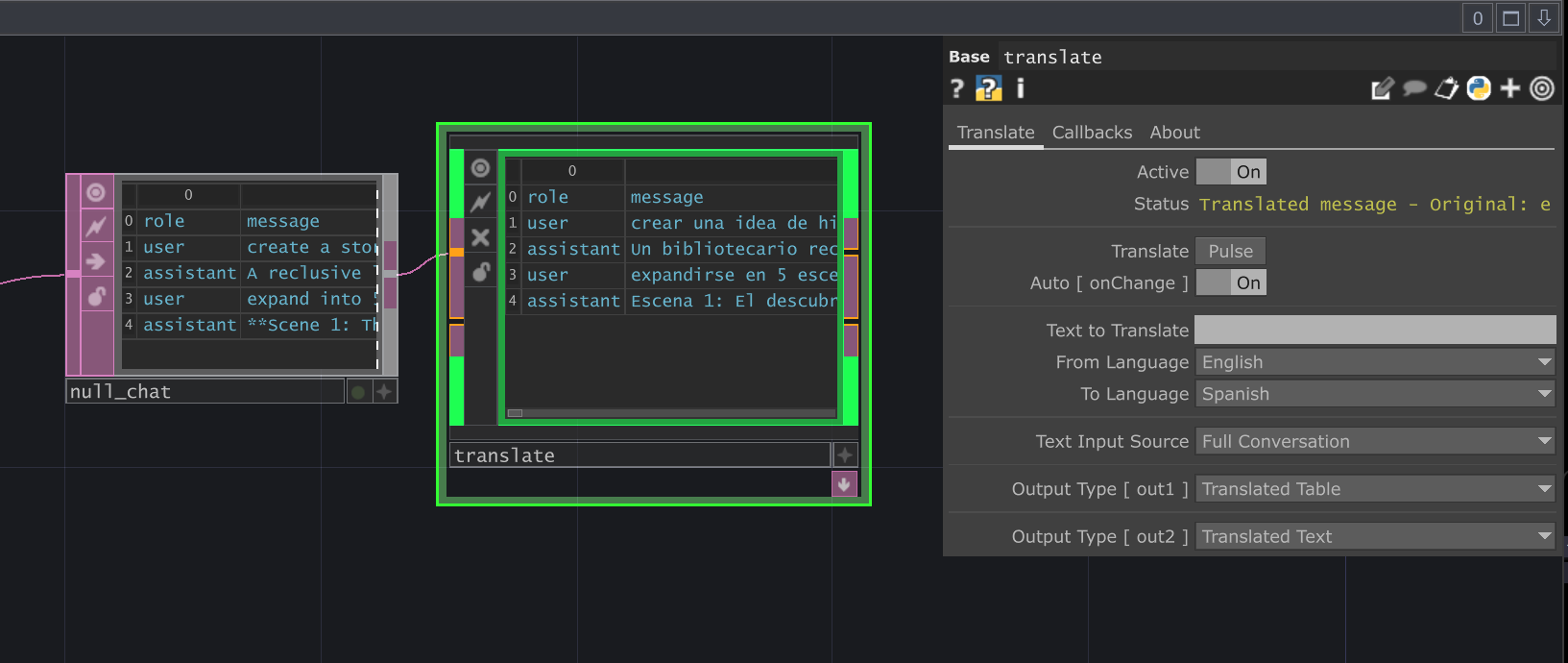Translate UI