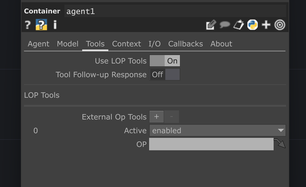 Assigning a Tool
